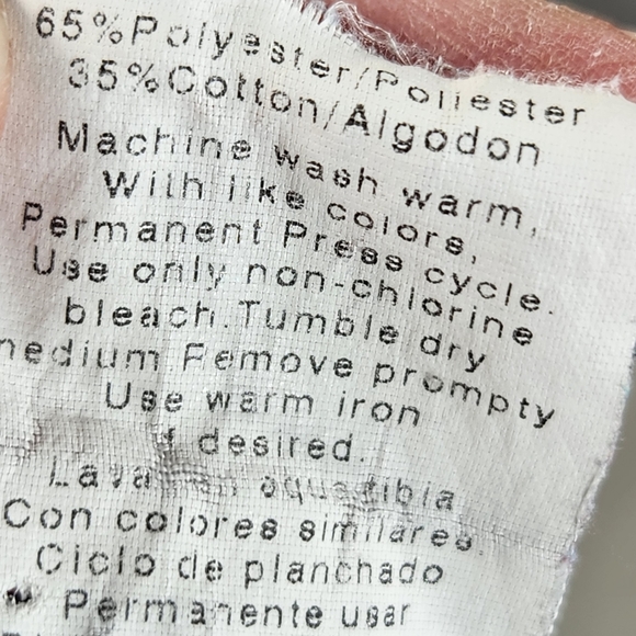 WS Fundamentals by White Swan Multicolored Heart Print Scrub Top Size Medium - Picture 8 of 8